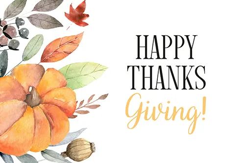 Avalon Building Systems - Happy Thanksgiving from Our Company to You