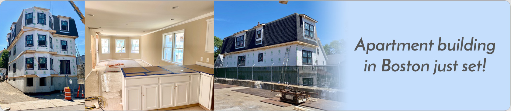 Apartment building in Boston MA just set!